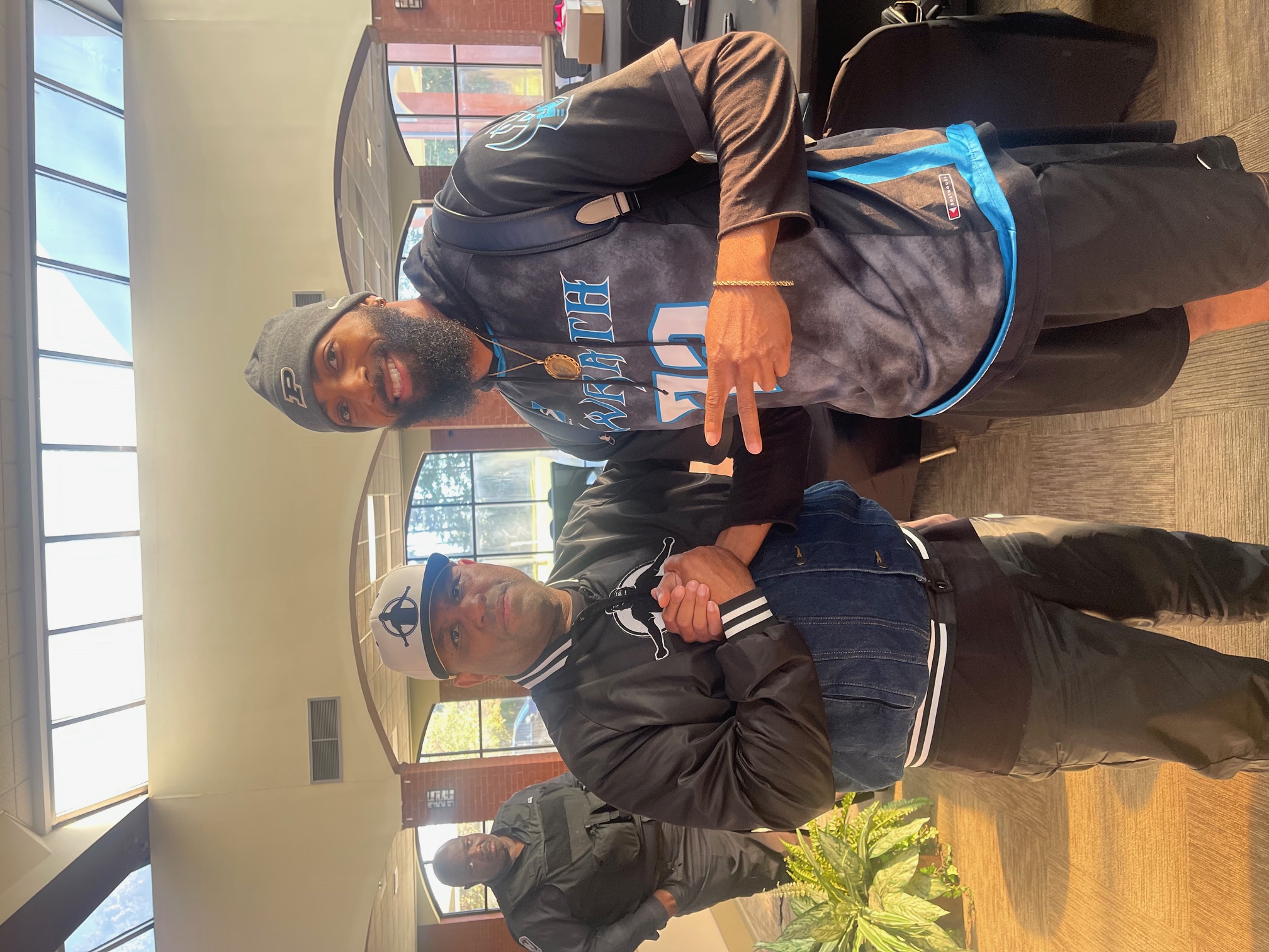 Nick Parks with Eric Thomas